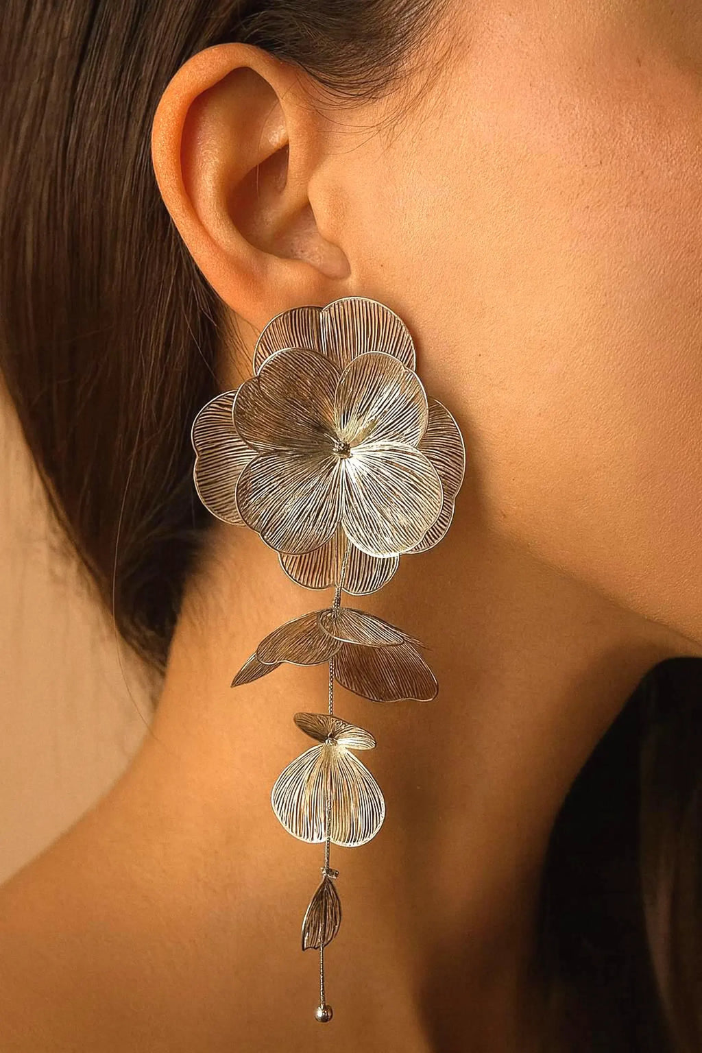Floral Statement Earrings
