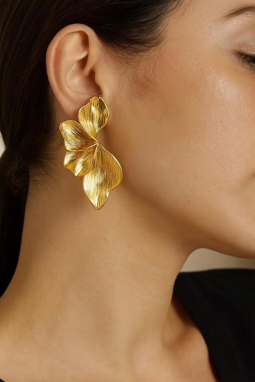 Leaf Drop Earrings